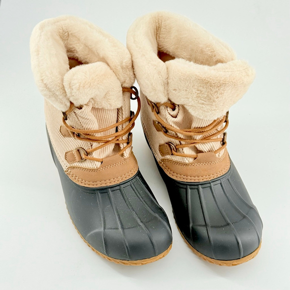 SJB Women’s Skyline Boots Size 9 Black/ Blue Beige - Picture 2 of 10